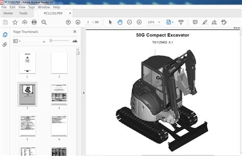 john deere mini excavator 50g manual|john deere 50g brochure.